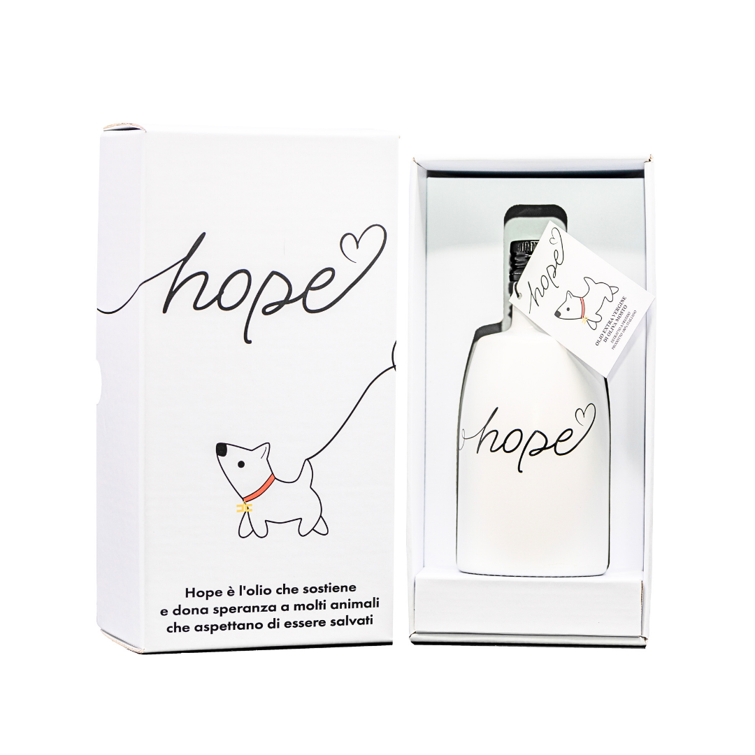 ＊犬好きのあの人へ ー プレゼントにも最適＊　Sommariva（ソンマリヴァ）エクストラヴァージン・オリーブオイル「HOPE」500ml