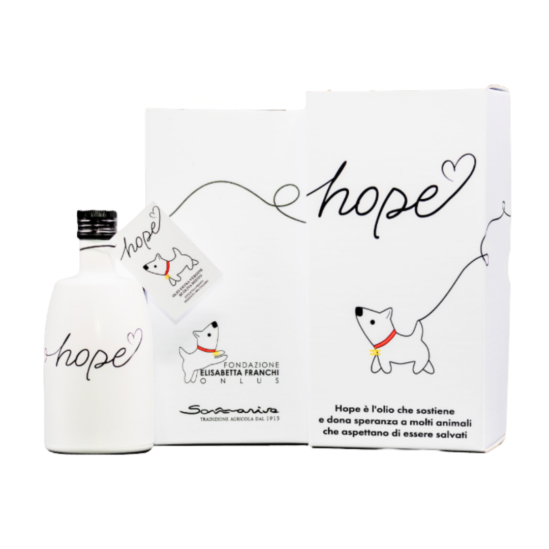 ＊犬好きのあの人へ ー プレゼントにも最適＊　Sommariva（ソンマリヴァ）エクストラヴァージン・オリーブオイル「HOPE」500ml